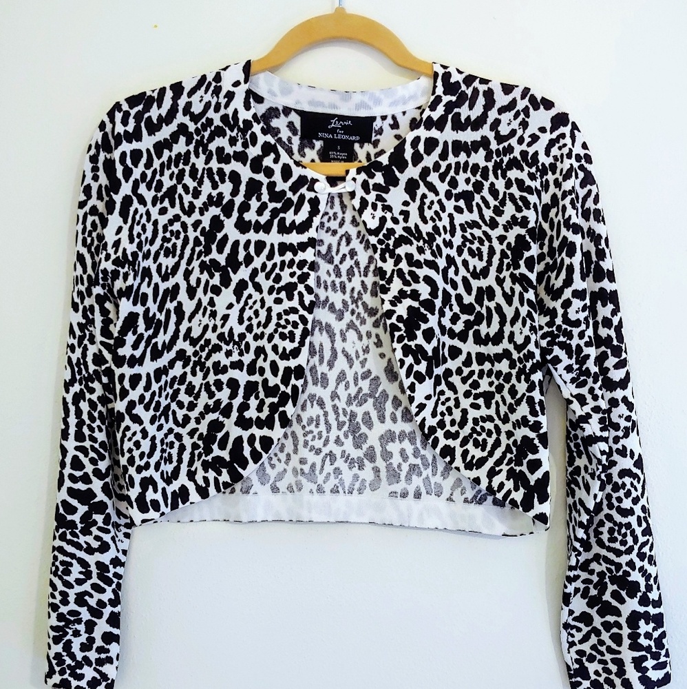 Leopard Print Cardigan Lemmie For Nina Leopard